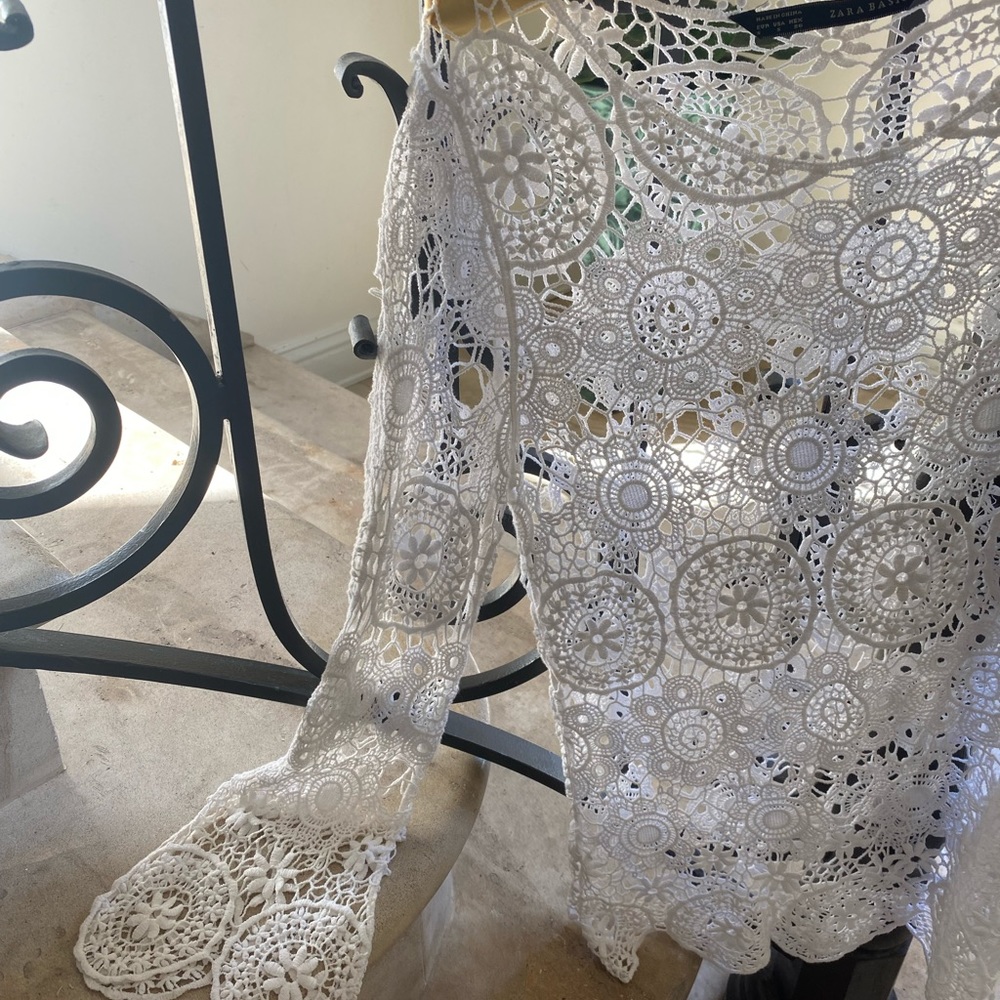 Zara crochet top Sm-Med